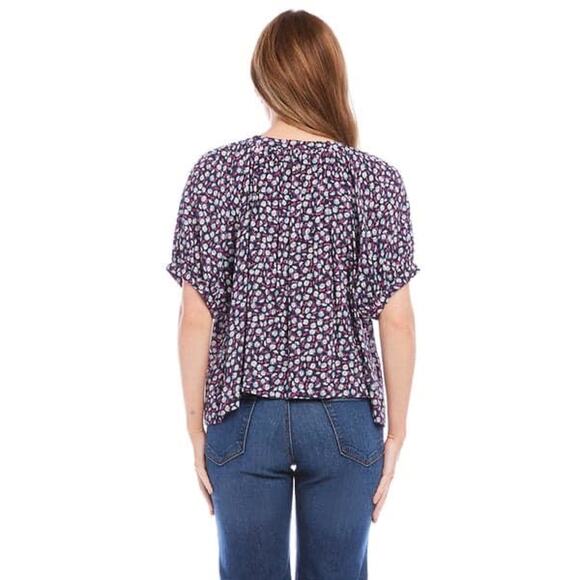 Karen Kane Short Sleeve Peasant Top Size XS - Picture 4 of 6